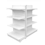 Grocery Store Display Racks / Metal Gondola Shelving For Supermarket Retail