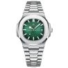 Buy cheap Band Width 20mm Stainless Steel Quartz Wrist Watch Time Display Option Weighs 135g from wholesalers