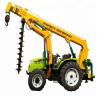 Buy cheap Hydrualic Auger Crane Pile Drive Tractor Mounted Hammer Piling Machine 100HP from wholesalers
