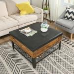 Buy cheap Ottoman Coffee Table For Sale, Storage Coffee Table, Rustic Brown Coffee Table, ULCT77BX from wholesalers
