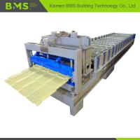 Buy cheap High Speed Glazed Roof Tile Roll Forming Machine Popular Bamboo Style product