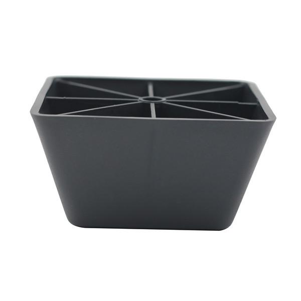 Buy cheap SGS 143g 115mm Screw In Non Slip Square Rubber Chair Leg Feet from wholesalers