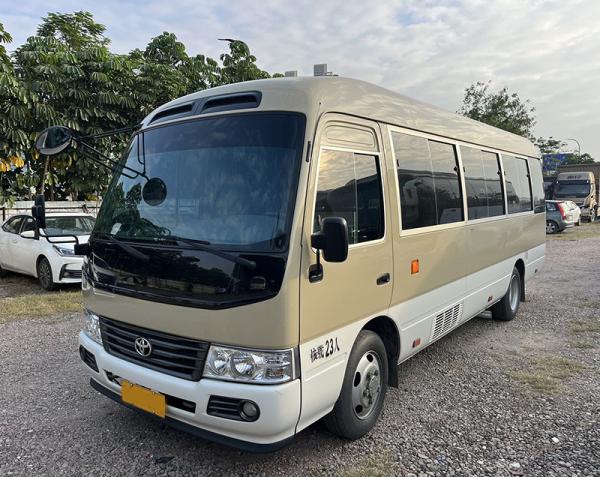 Buy cheap Toyota 23 Seats Used Coaster Bus 7m Gasoline Used Mini Bus from wholesalers