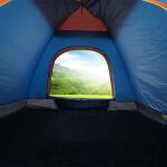 2 Person Dome Pop Up Camping Tent Blue Camping Tents 210D Oxford