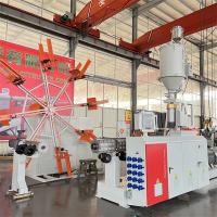 Buy cheap Durable Plastic Pipe Moulding Machine , High Speed PVC Tube Cutting Machine product