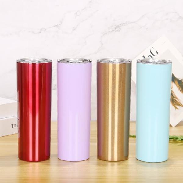 Buy cheap 20oz Skinny Straight Blank Sublimation Tumblers With Lid Straw from wholesalers