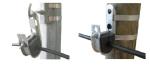 Galvanized Steel J Hook Suspension Clamp Fiber Optic Cable Fittings