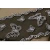 Buy cheap 80mm Width Black And White Lace Trim Multifunctional Watersoluble from wholesalers
