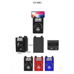 With flashing effect wooden box Bluetooth speaker CH-M62 portable outdoor