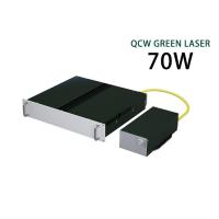 Buy cheap 5MHz 70W Single Mode Green Laser Nanosecond QCW product