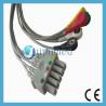 Buy cheap Drager Siemens 5 lead ECG cabe with leadwires ,Euro-Style leads,Grabber/snap,TPU Cables,IEC,CE Mark from wholesalers