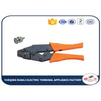 Buy cheap Ratchet Crimping Tool For Coaxial Connectors / Wire Crimper Tool product