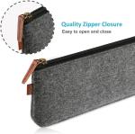 ProCase Pencil Bag Pen Case, Felt Students Stationery Pouch Zipper Bag For Pens,