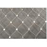 Buy cheap 60x60mm Security Mesh Fencing Decorative Ferrule Wire Rope Net Long Lifespan from wholesalers