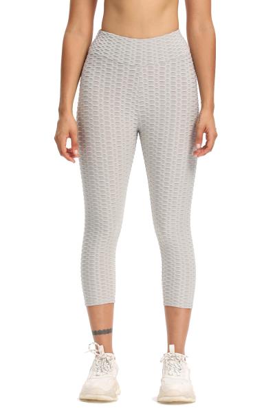 Buy cheap 3/4 Yoga Pants High Waist Leggings Active Stretch Fitness Gym For Women from wholesalers