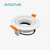 Buy cheap Ocean Plastic MR16 Downlight Housing 360 Degree Gyro Downlight Enclosure product