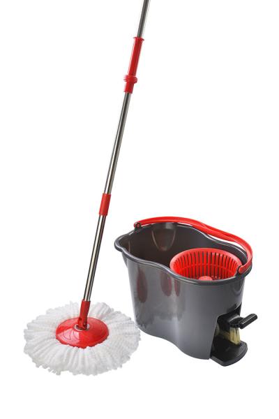 Buy cheap Swivel Wet Dry Commercial Microfiber Mop Hand Press 360 Detachable Magic Spin Mop from wholesalers