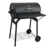 Buy cheap Steel Deluxe Barrel Smoker Charcoal Grill with Powder Coated Finishing from wholesalers