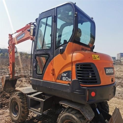 Buy cheap 2020 Doosan DX60W Wheel Excavator With Original Hydraulic Pump from wholesalers