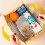 Thermal Insulation Custom Insulated Lunch Bags Cotton Keep Warm Cartoon