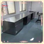 Silver Stainless Steel Lab Bench Laboratory Furniture with Number of Doors As