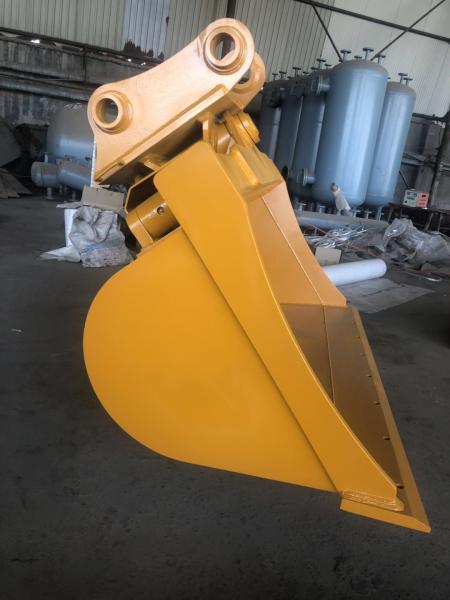 Buy cheap Customized Red and Yellow Tilting Excavator Bucket with Adjustable Opening from wholesalers