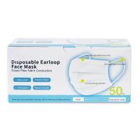 Buy cheap Fluid Resistant Disposable Non Woven Face Mask Three Layers For Healthcare product