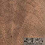 Cerejeira Wenge Natural Wood Veneer Grain Specially For Hotel Decoration