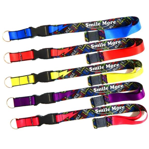Buy cheap Colorful Flat Polyester nylon Waterproof Phone Lanyard strap With Hook Buckle Safe Clip from wholesalers