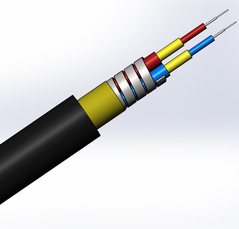 G657A 3.0mm Singlemode Simplex Anti Rodent Armored Fiber Patch Cord