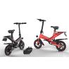 Buy cheap Brushless Motor 400W Portable Folding Electric Bike Lithium Battery Power Supply from wholesalers