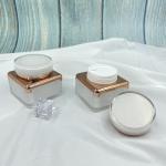 Square type round edge design Acrylic cream jar 30g, 50g XY2202
