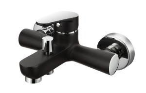 Wholesale Wall Mounted Brass Bath Shower Faucet Single-Lever Bath Mixer Tap from china suppliers
