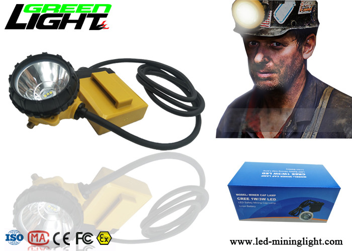 Waterproof Ip68 Rechargeable Led Hard Hat Light , High Power Led Headlamp For Running