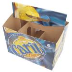 Corrugated Paper Food Storage Cardboard Boxes Custom Logo Beer Wine Box Portable