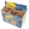 Buy cheap Corrugated Paper Food Storage Cardboard Boxes Custom Logo Beer Wine Box Portable Handle from wholesalers