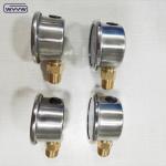 40mm Dial Ss304 Case Pointer Type Bourodon Tube Vertical 0-10bar /psi Oil Filled