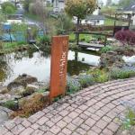 Corten Steel Metal Garden Ornaments Panel Stele