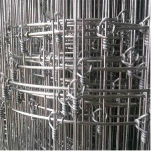 Buy cheap Customized galvanized hinge joint field cattle goat fences farm guard deer netting from wholesalers