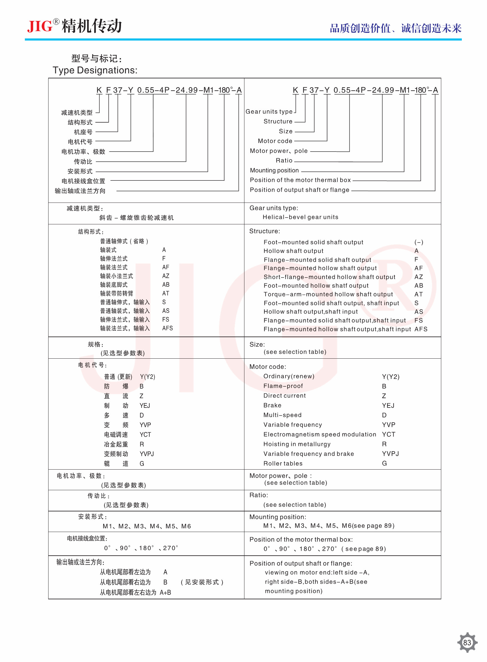 K Series Helical Gear Reducer Helical Bevel Gear Units