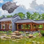 Buy cheap 180mm Old Concrete Roof Tiles 2mm Thick Chinese Temple Roof Tiles from wholesalers