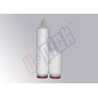 Buy cheap Food Grade Membrane Filter Cartridge 0.1 - 20 Micron For Beverage / Water product