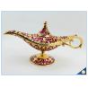 Buy cheap Middle East style metal aladdin lamp trinket box jewelry box for gift from wholesalers