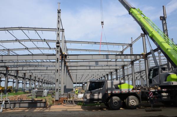 Pre-engineered Metal Structural Prefab Storage Warehouse Hangar With Free