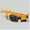 Buy cheap 2 Axle 20ft Container Semi Trailer Q345B Twin Axle Trailer Chassis from wholesalers