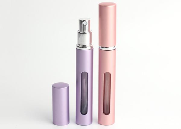 Buy cheap Cylindrical Colored Glass Perfume Bottles , Mini Glass Perfume Bottles from wholesalers