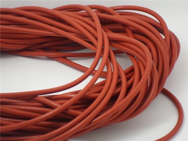 Automotive Silicone Rubber Strips Cord Oil And Fuel Resistant , FDA Certification