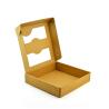 Buy cheap Natural Brown Kraft Corrugated Cardboard Box With Clear Window from wholesalers