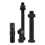 Plain High Tensile Alloy Steel Plow Track Shoe Bolt For Excavator