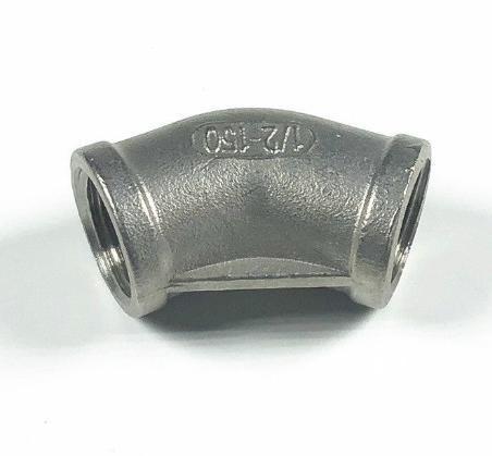 Buy cheap Customized OEM Support for 201 304 Stainless Steel 45 Degree Elbow Female Pipe Fitting from wholesalers